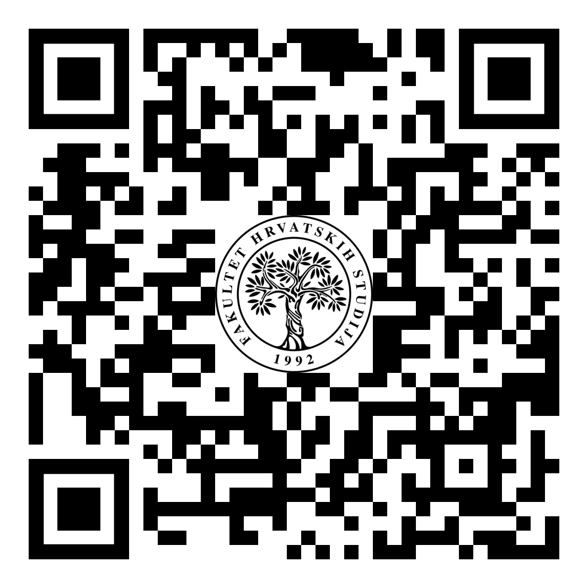 QR kod za prijavu na otvorene kolegije